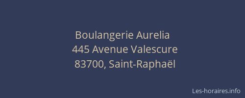Boulangerie Aurelia