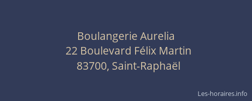Boulangerie Aurelia
