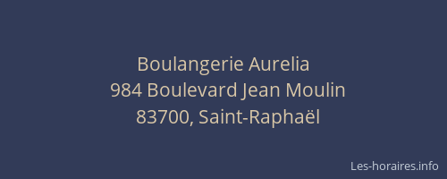 Boulangerie Aurelia