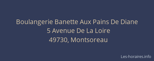 Boulangerie Banette Aux Pains De Diane