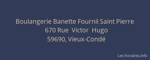 Boulangerie Banette Fournil Saint Pierre