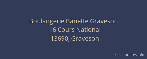 Boulangerie Banette Graveson