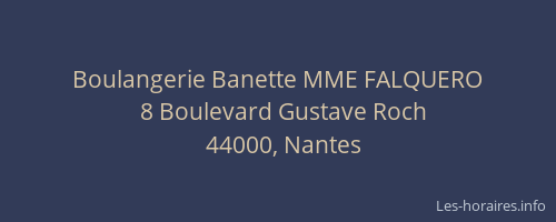 Boulangerie Banette MME FALQUERO