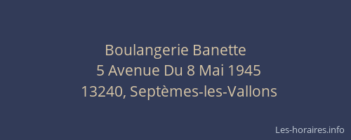 Boulangerie Banette