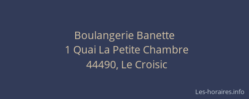 Boulangerie Banette