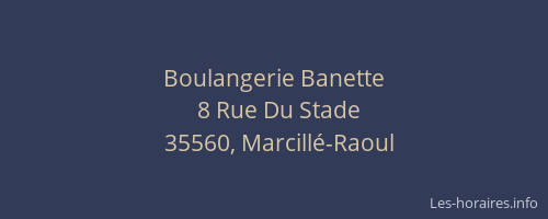Boulangerie Banette