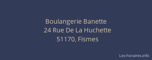 Boulangerie Banette