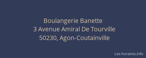 Boulangerie Banette