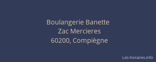 Boulangerie Banette