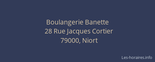 Boulangerie Banette