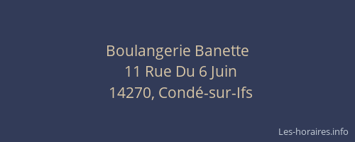 Boulangerie Banette