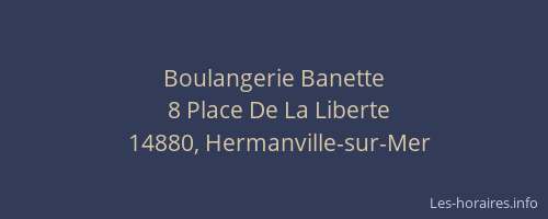 Boulangerie Banette