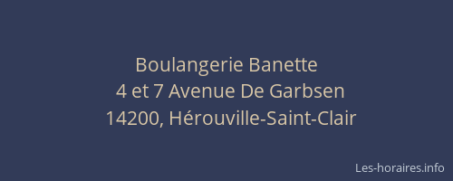 Boulangerie Banette