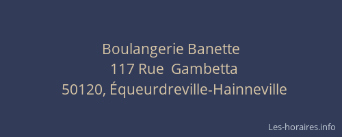Boulangerie Banette