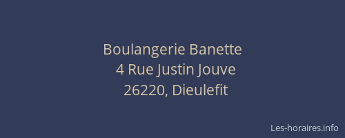 Boulangerie Banette