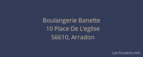 Boulangerie Banette