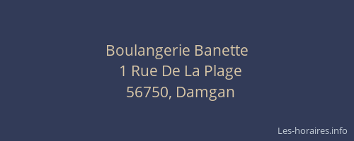 Boulangerie Banette