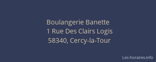 Boulangerie Banette
