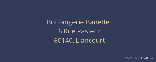 Boulangerie Banette