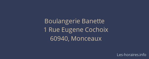 Boulangerie Banette