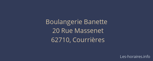 Boulangerie Banette