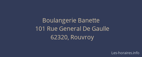 Boulangerie Banette