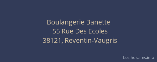 Boulangerie Banette