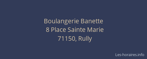 Boulangerie Banette