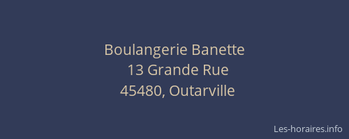 Boulangerie Banette