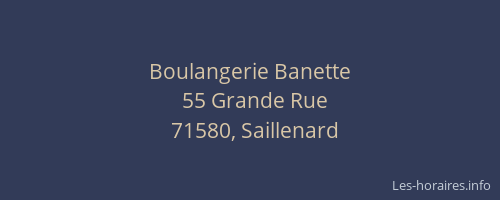 Boulangerie Banette
