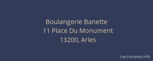 Boulangerie Banette