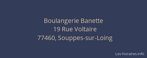 Boulangerie Banette