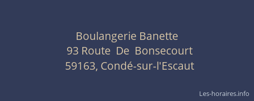 Boulangerie Banette
