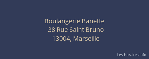 Boulangerie Banette