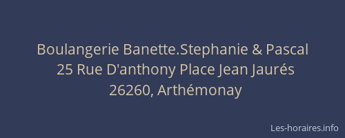 Boulangerie Banette.Stephanie & Pascal