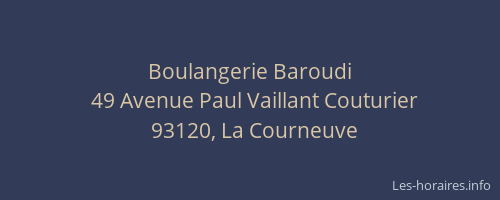 Boulangerie Baroudi