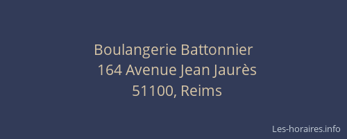 Boulangerie Battonnier