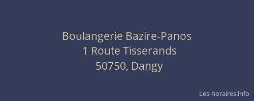Boulangerie Bazire-Panos