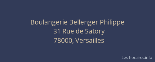 Boulangerie Bellenger Philippe