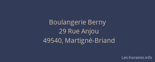 Boulangerie Berny