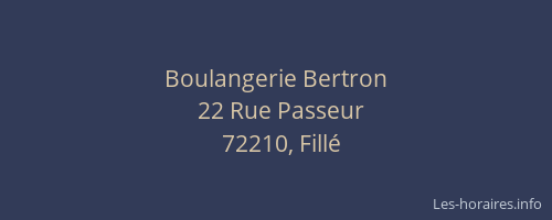 Boulangerie Bertron