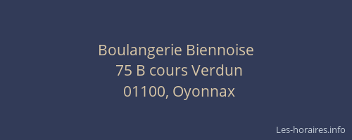 Boulangerie Biennoise