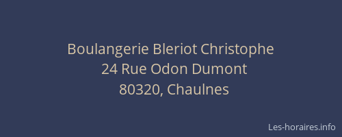 Boulangerie Bleriot Christophe