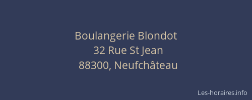 Boulangerie Blondot