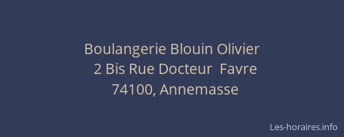 Boulangerie Blouin Olivier