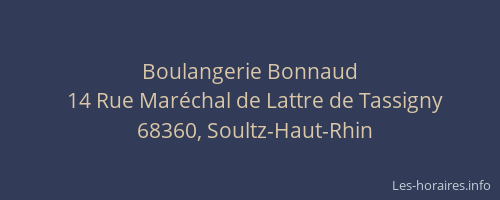 Boulangerie Bonnaud