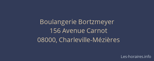 Boulangerie Bortzmeyer