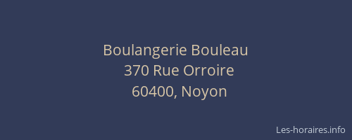 Boulangerie Bouleau