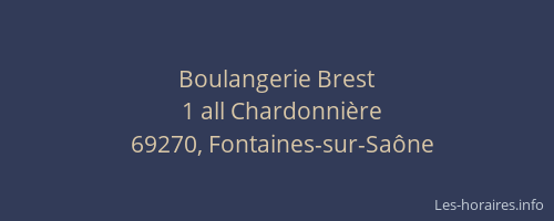 Boulangerie Brest