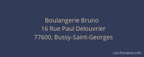 Boulangerie Bruno